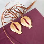 Cargar imagen en el visor de la galería, Pendiente de granada circular grande