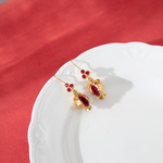 Load image into Gallery viewer, Pomegranate Earring