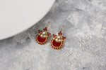 Load image into Gallery viewer, Helas Earring Red & White