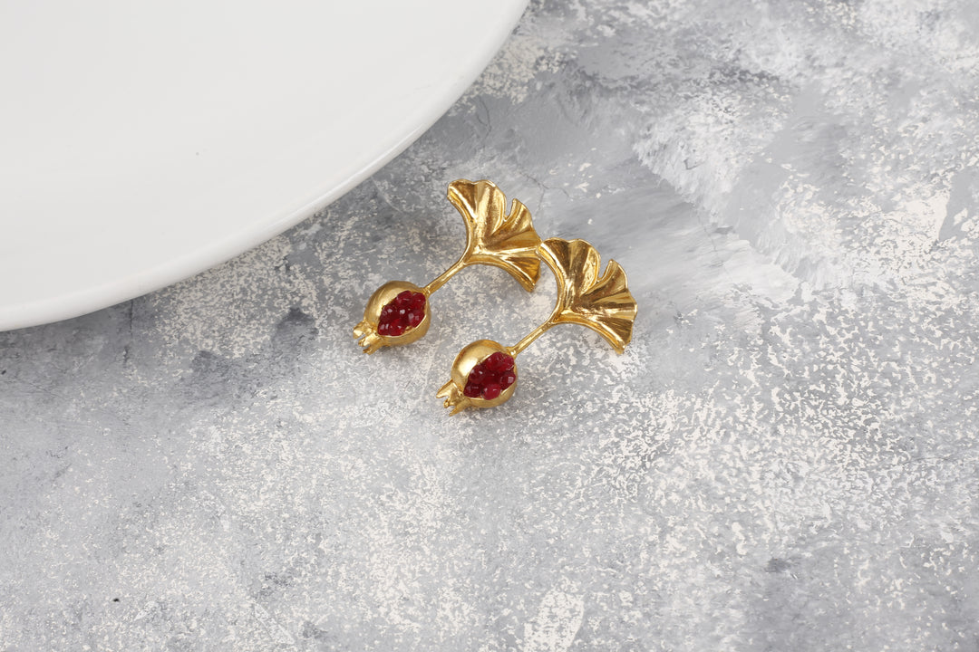 Pomegranate Earring