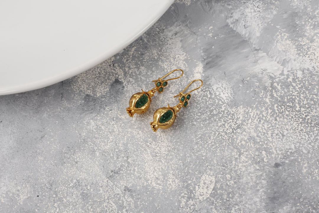 Pomegranate Earrings